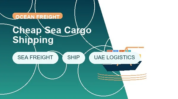 Cheap Sea Cargo Shipping logistics process image