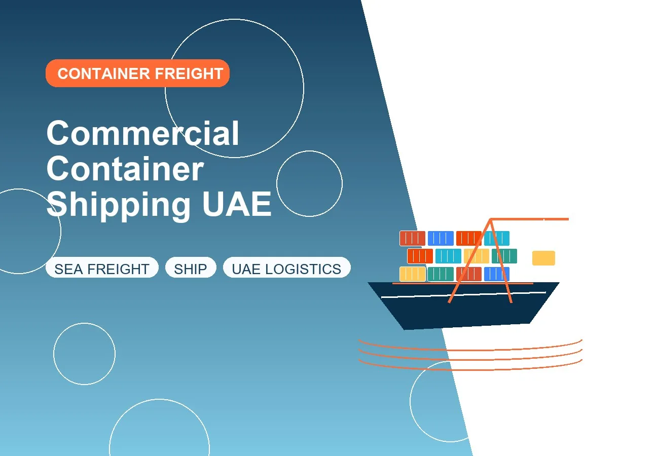 Commercial Container Shipping UAE design image