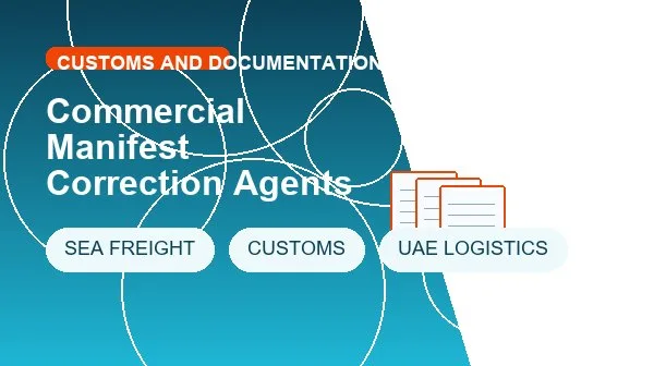 Commercial Manifest Correction Agents logistics process image