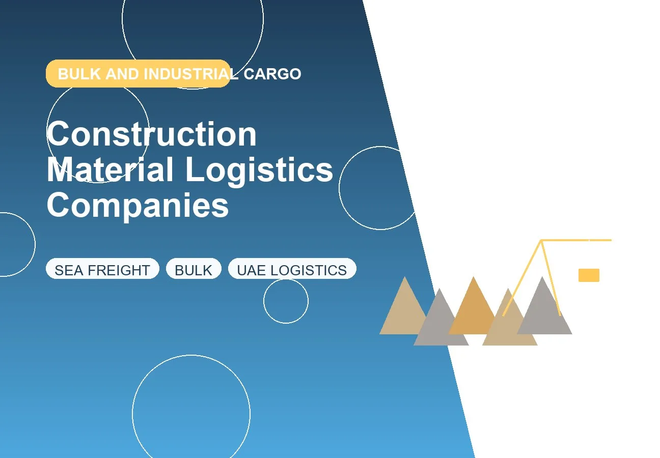 Construction Material Logistics Companies design image