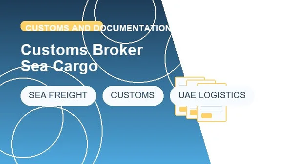 Customs Broker Sea Cargo logistics process image