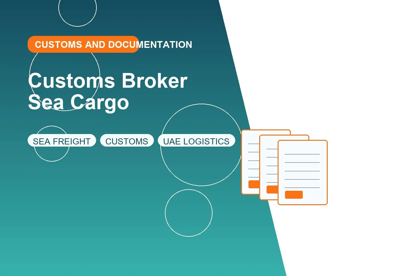Customs Broker Sea Cargo design image