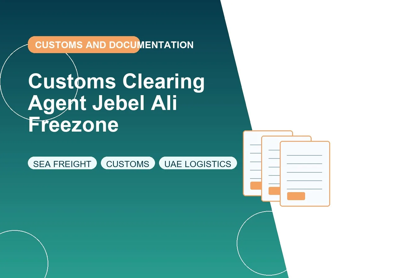 Customs Clearing Agent Jebel Ali Freezone design image