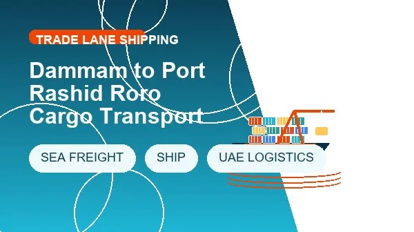 Dammam to Port Rashid Roro Cargo Transport cargo handling image