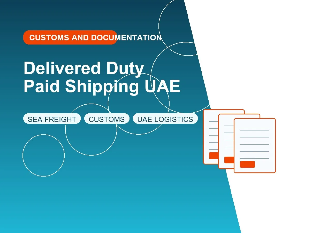Delivered Duty Paid Shipping UAE design image