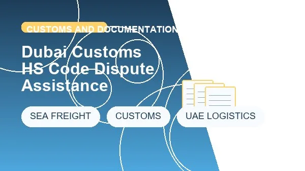 Dubai Customs HS Code Dispute Assistance cargo handling image