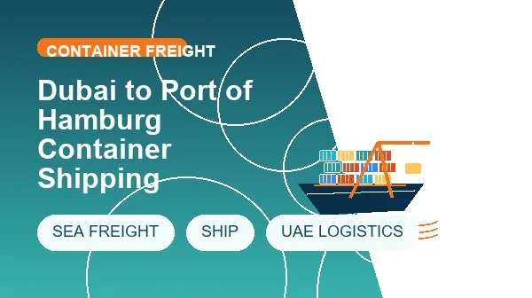 Dubai to Port of Hamburg Container Shipping cargo handling image