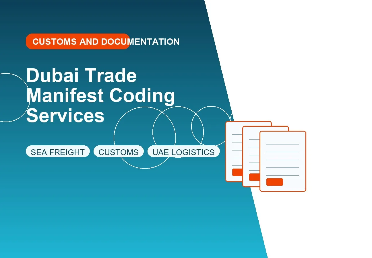 Dubai Trade Manifest Coding Services design image
