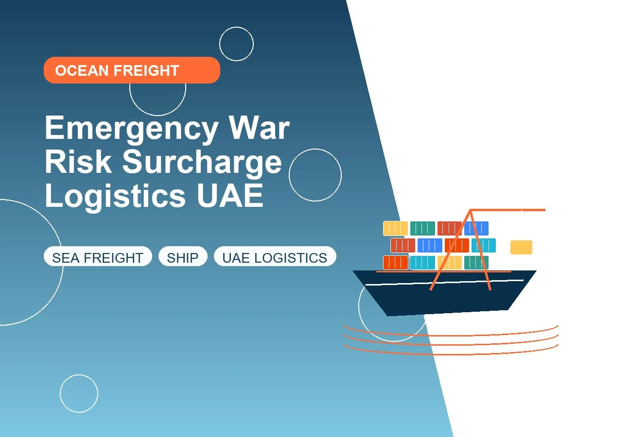 Emergency War Risk Surcharge Logistics UAE design image