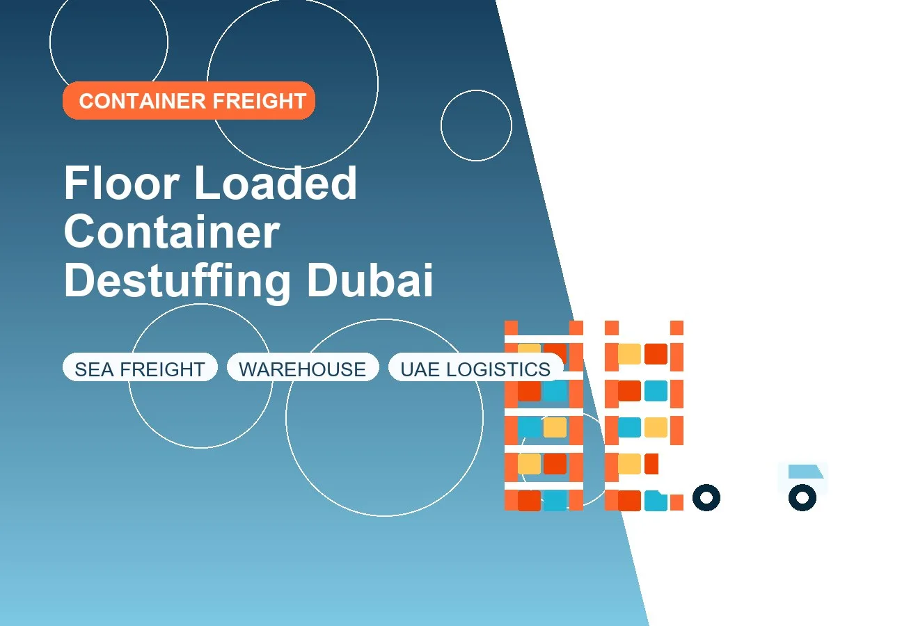 Floor Loaded Container Destuffing Dubai design image