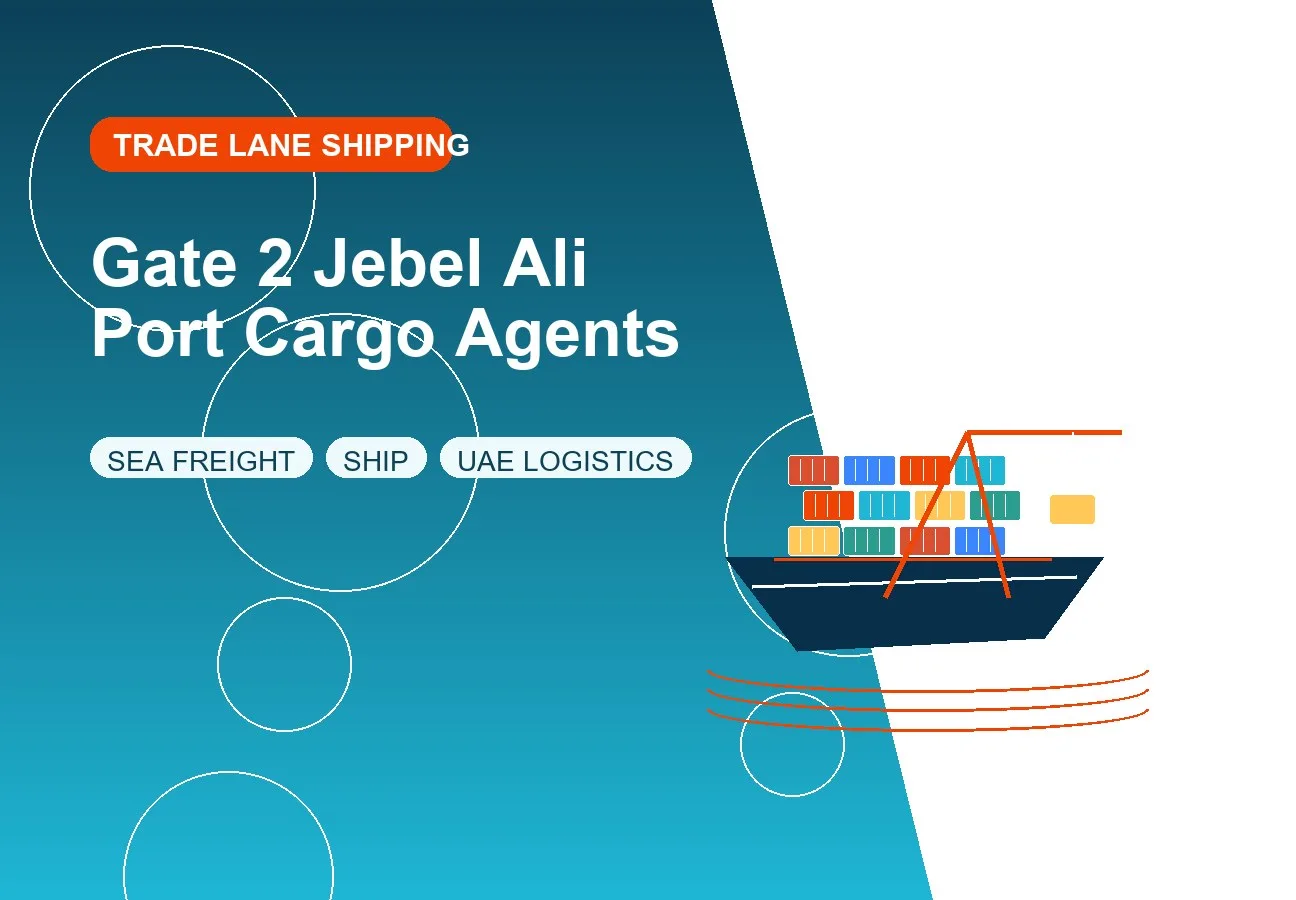 Gate 2 Jebel Ali Port Cargo Agents design image