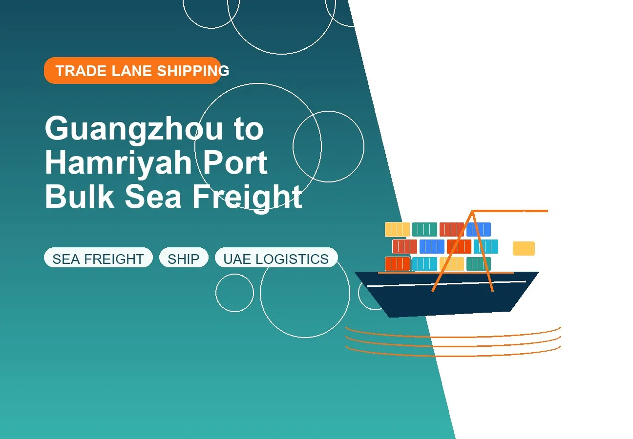 Guangzhou to Hamriyah Port Bulk Sea Freight design image