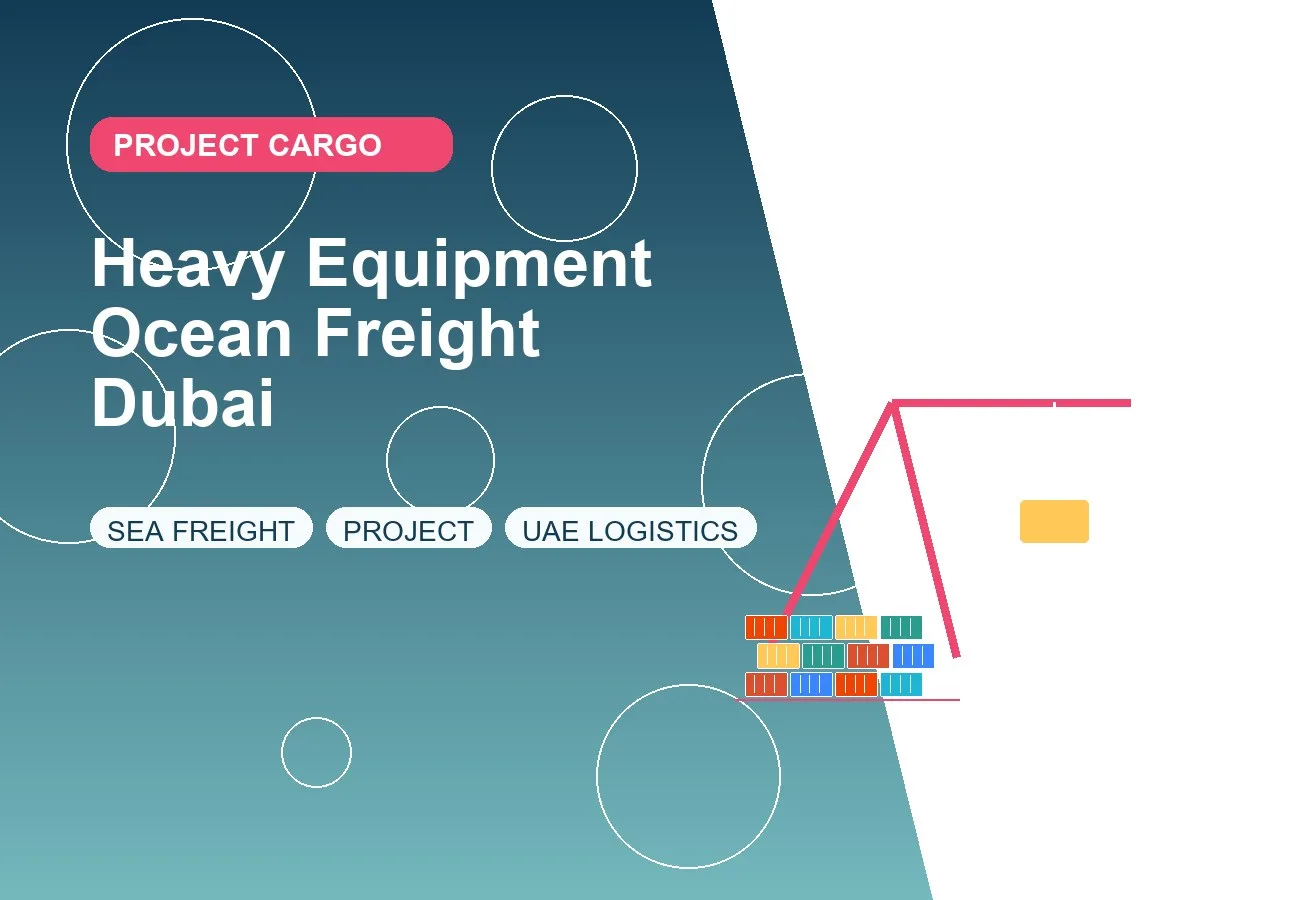 Heavy Equipment Ocean Freight Dubai design image