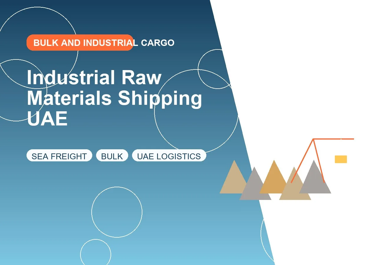 Industrial Raw Materials Shipping UAE design image