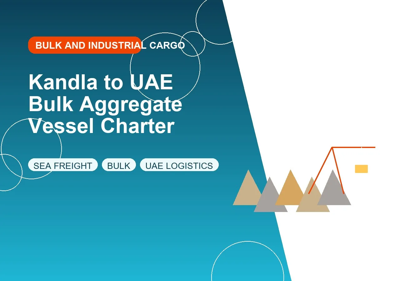 Kandla to UAE Bulk Aggregate Vessel Charter design image