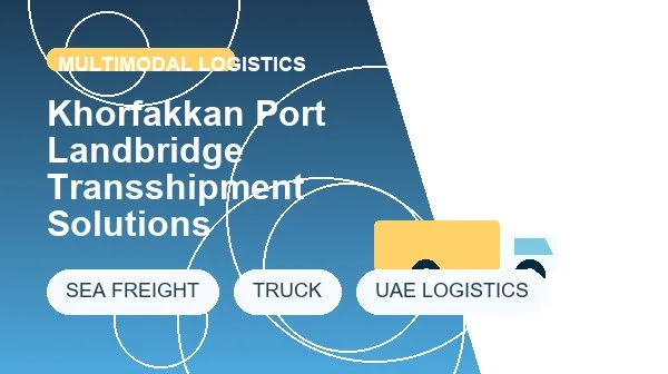 Khorfakkan Port Landbridge Transshipment Solutions cargo handling image