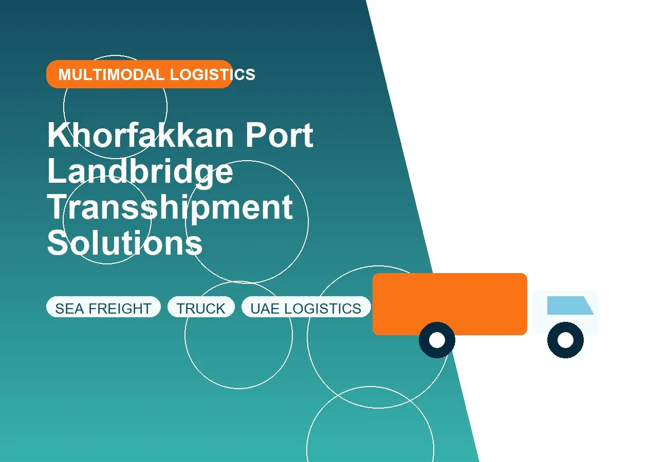 Khorfakkan Port Landbridge Transshipment Solutions design image