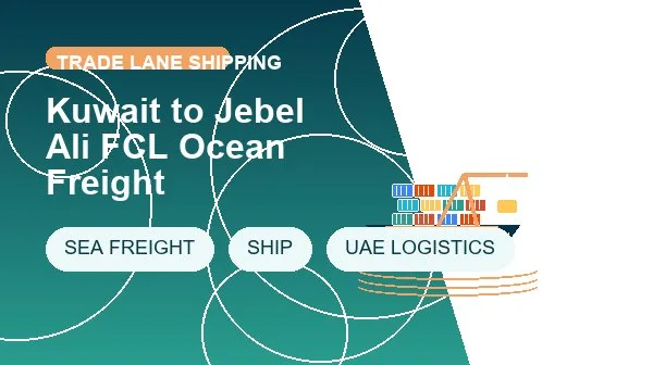 Kuwait to Jebel Ali FCL Ocean Freight cargo handling image