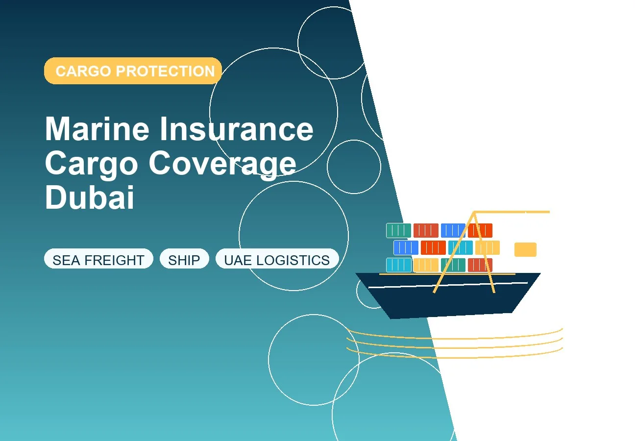 Marine Insurance Cargo Coverage Dubai design image