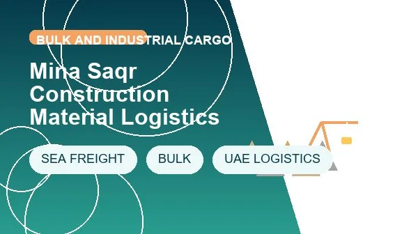 Mina Saqr Construction Material Logistics cargo handling image