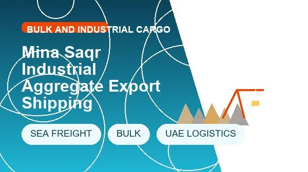 Mina Saqr Industrial Aggregate Export Shipping cargo handling image