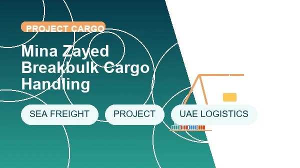 Mina Zayed Breakbulk Cargo Handling logistics process image