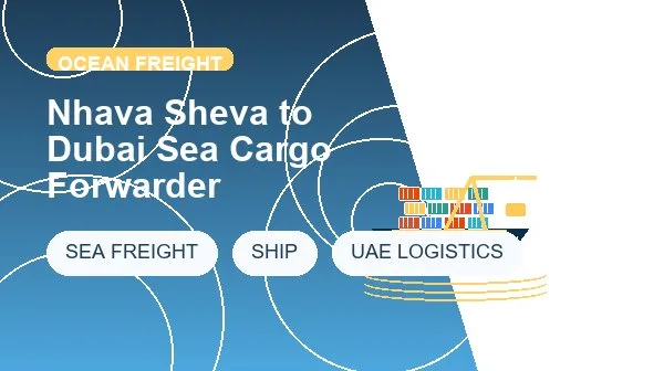 Nhava Sheva to Dubai Sea Cargo Forwarder cargo handling image