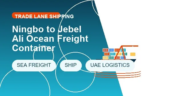 Ningbo to Jebel Ali Ocean Freight Container logistics process image