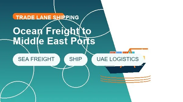 Ocean Freight to Middle East Ports logistics process image