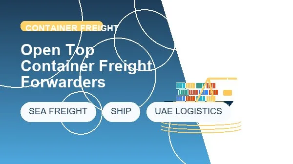 Open Top Container Freight Forwarders logistics process image