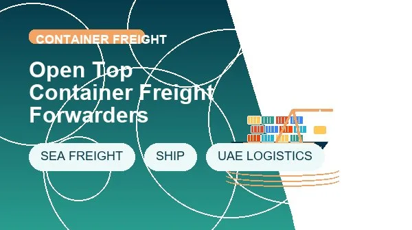 Open Top Container Freight Forwarders cargo handling image