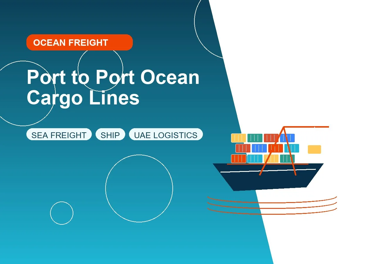 Port to Port Ocean Cargo Lines design image