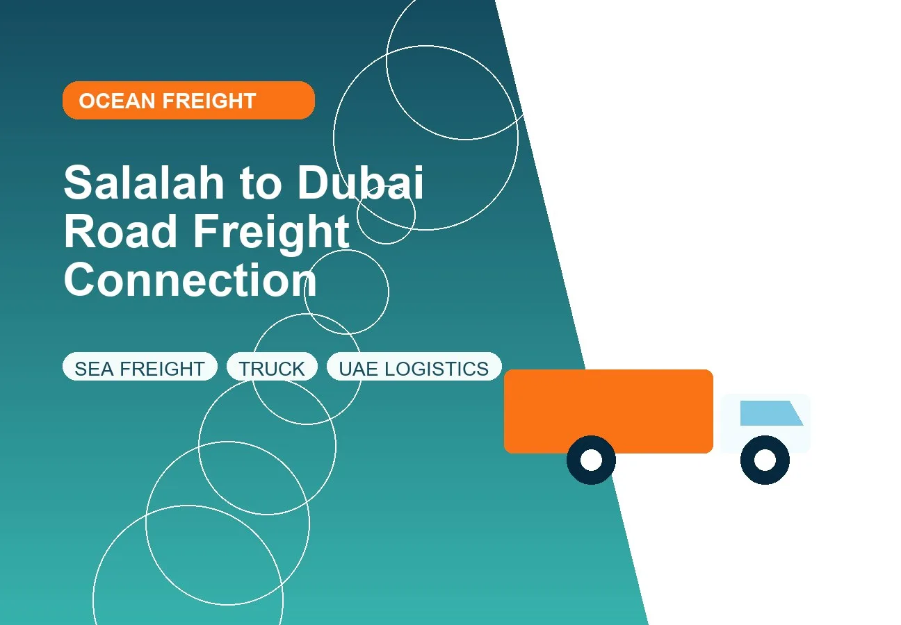 Salalah to Dubai Road Freight Connection design image