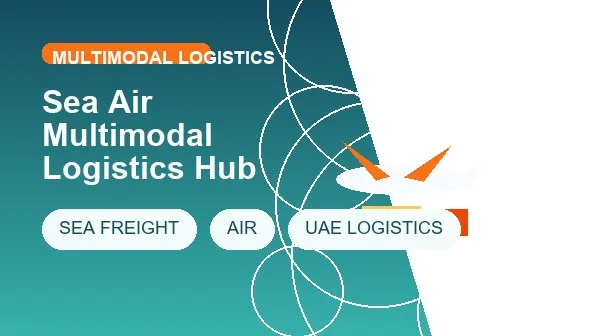 Sea Air Multimodal Logistics Hub logistics process image