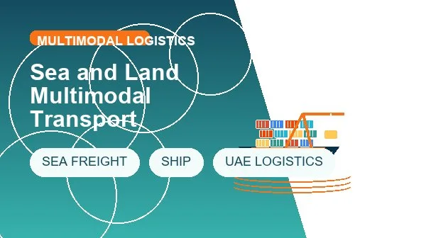 Sea and Land Multimodal Transport logistics process image