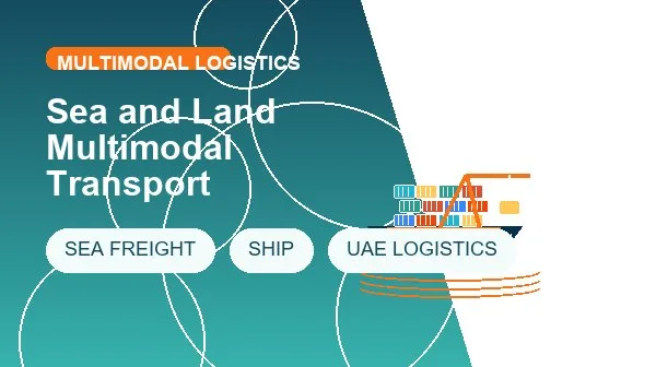Sea and Land Multimodal Transport cargo handling image