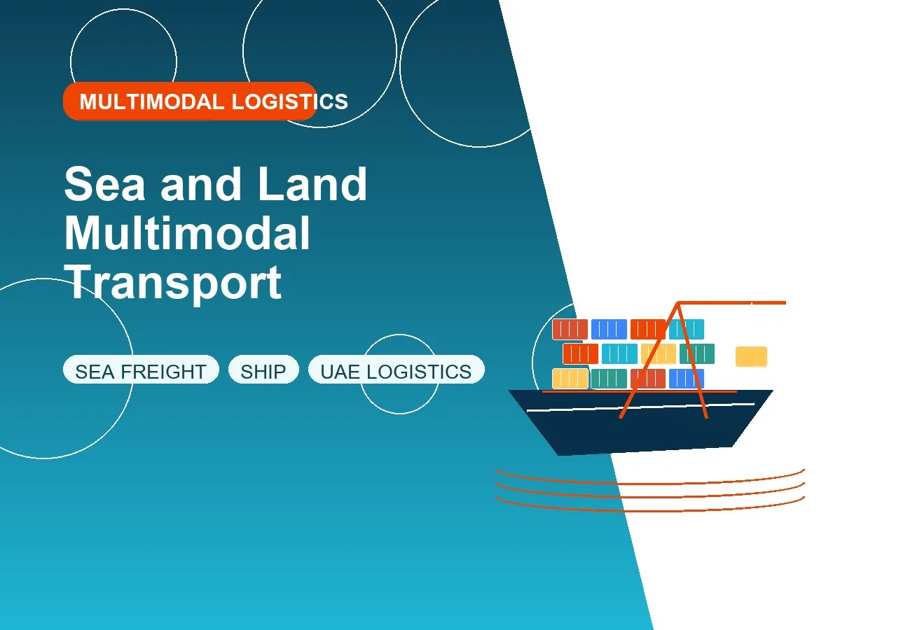 Sea and Land Multimodal Transport design image