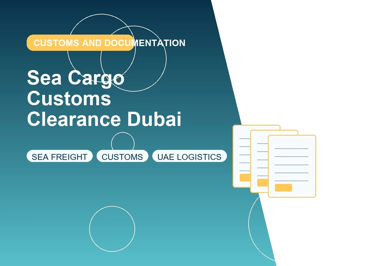 Sea Cargo Customs Clearance Dubai design image