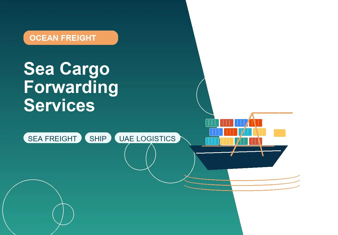 Sea Cargo Forwarding Services design image