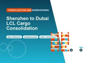 Shenzhen to Dubai LCL Cargo Consolidation thumbnail
