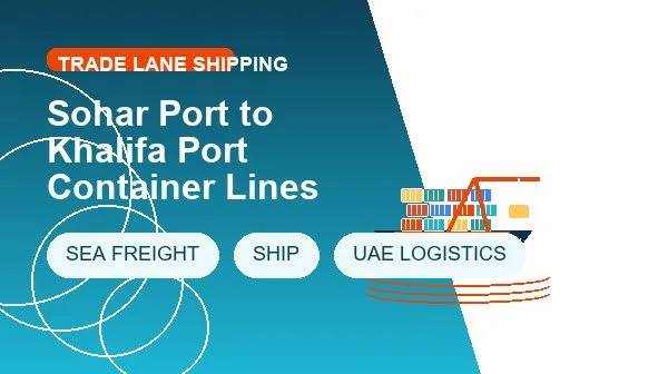 Sohar Port to Khalifa Port Container Lines cargo handling image