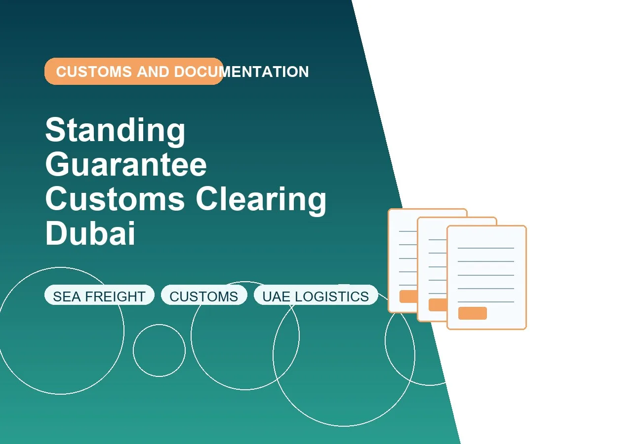 Standing Guarantee Customs Clearing Dubai design image