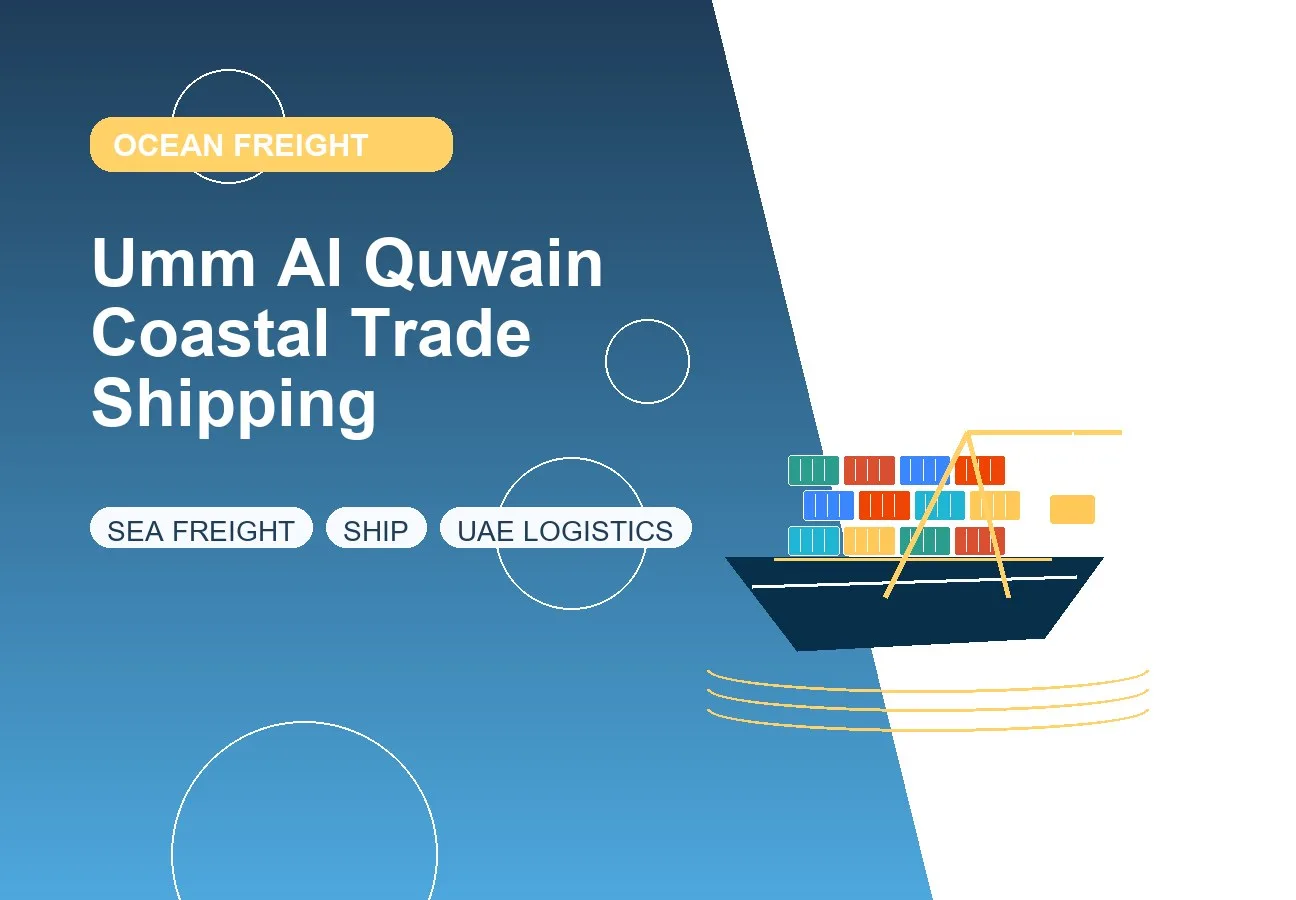 Umm Al Quwain Coastal Trade Shipping design image