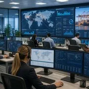 Logistics operations control room