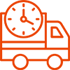 Timely delivery icon