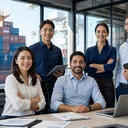 BlueWave logistics team member